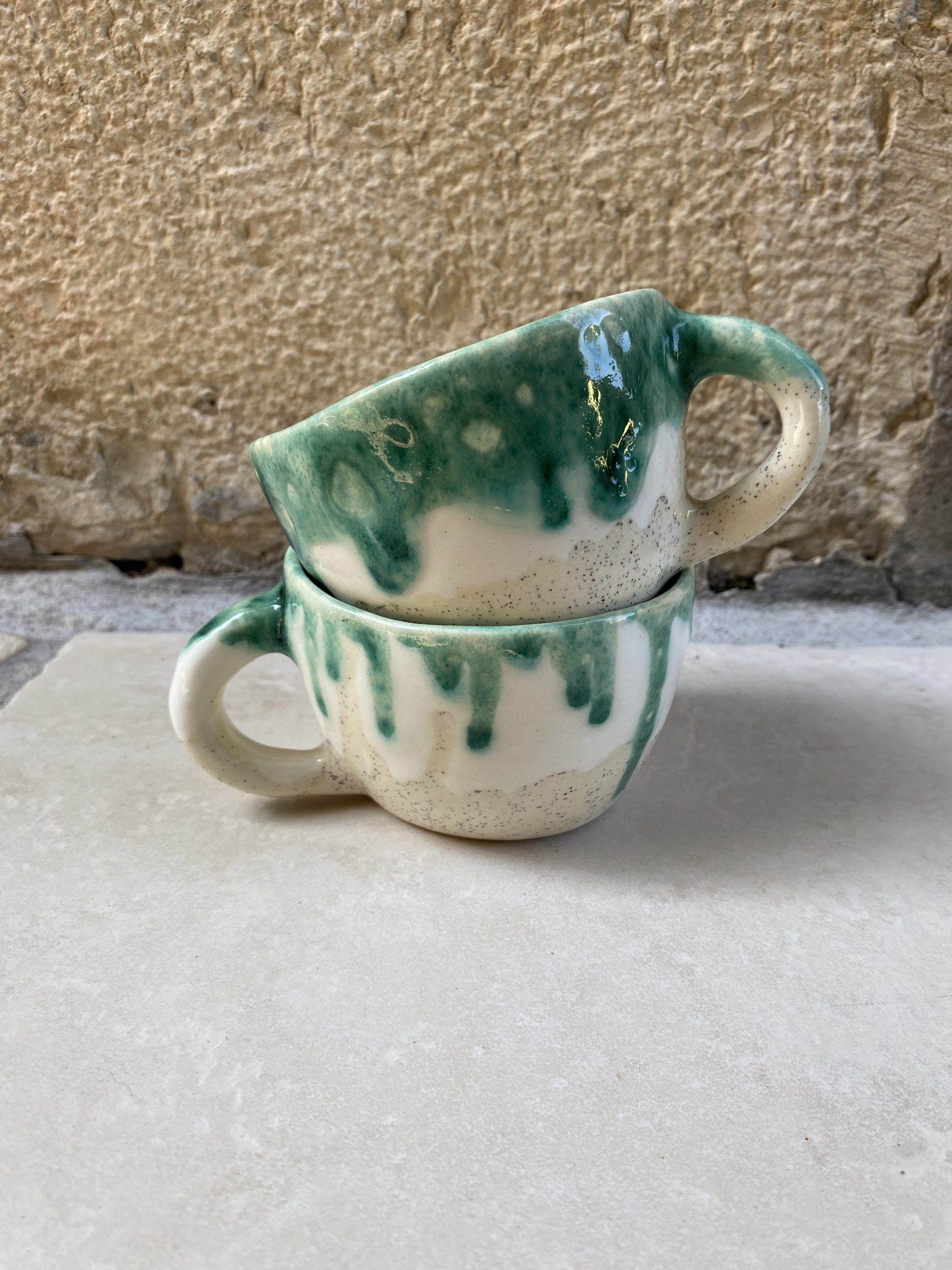 Lot de 2 tasses vertes – Image 3