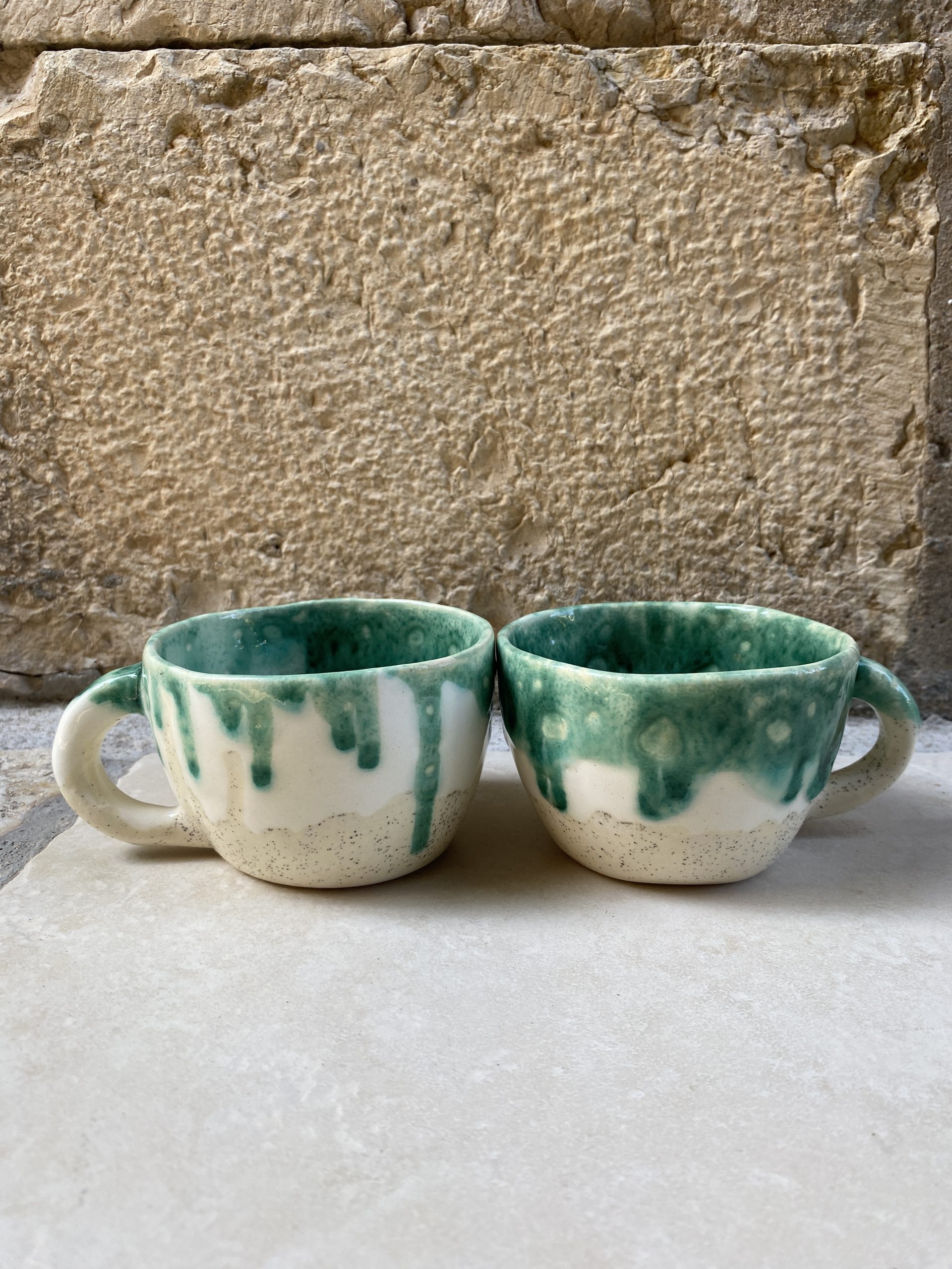 Lot de 2 tasses vertes – Image 2